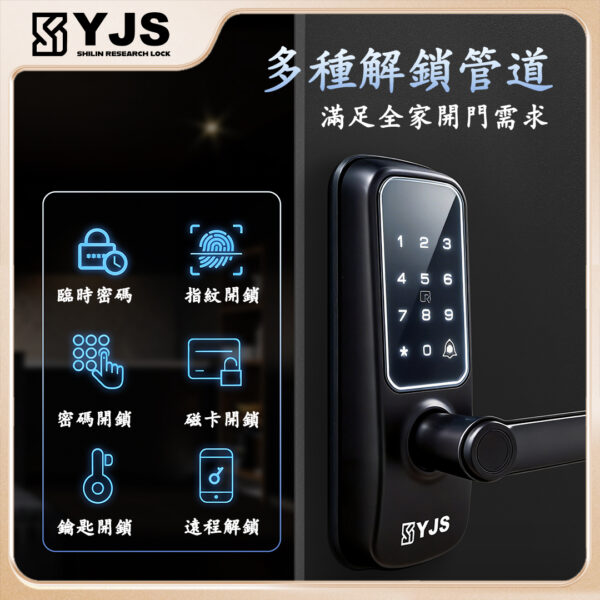 YJS R5 房門六合一電子鎖
