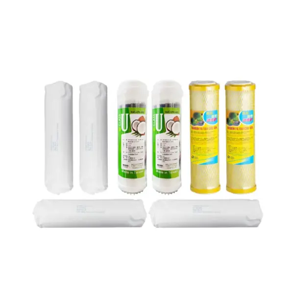 10吋 高級進口濾芯套組(8入) 10吋 高級進口濾芯套組(8入)