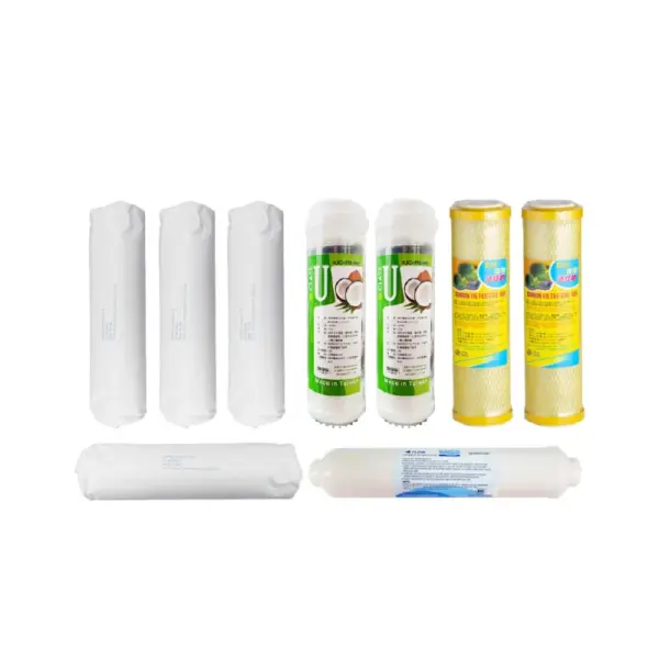 10吋 高級進口濾芯套組(9入) 10吋 高級進口濾芯套組(9入)