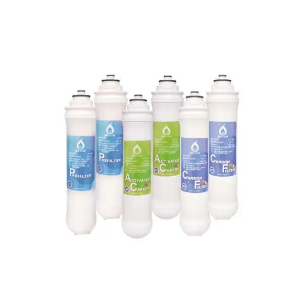 卡式97K-5米漸層式精密濾芯 顆粒活性碳濾芯 高級椰殼碳棒濾芯(6入組)