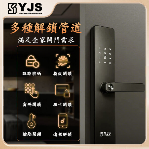 YJS M5 外部防水防曬電子鎖